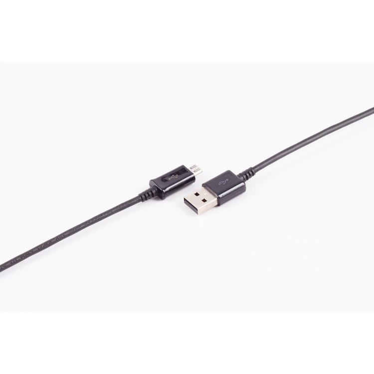 Flexline®-USB-Ladekabel A Stecker auf USB Micro B, blau, 2m