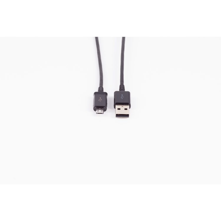 Flexline®-USB-Ladekabel A Stecker auf USB Micro B, blau, 2m