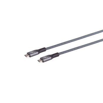 USB Kabel Typ-C Stecker auf Typ C Stecker, 4.0, 240W, PRO, 0,25m