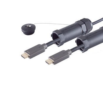 Optisches HDMI Trittfest (Armored) Kabel, 4K, 10m