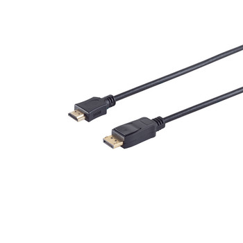Displayportkabel-Displayport Stecker auf HDMI Stecker, vergoldete Kontakte, 5,0m