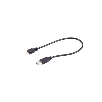 Micro-USB 3.0 Kabel mit geschirmten Stecker, TPE, flexibel, 0,61m