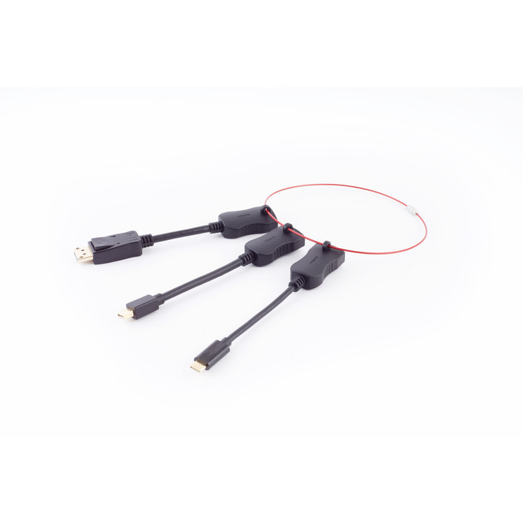 HDMI-A Adapter Set, Displayport/ mini Displayport/ USB-C Stecker, 4K60Hz