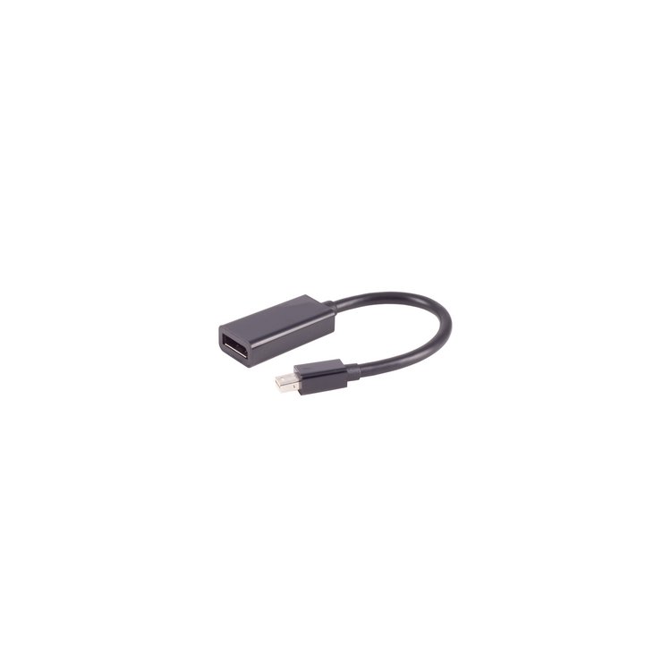 Mini DisplayPort 1.2 Adapter, Mini DisplayPort Stecker auf DisplayPort Buchse, 4K, 0,2m