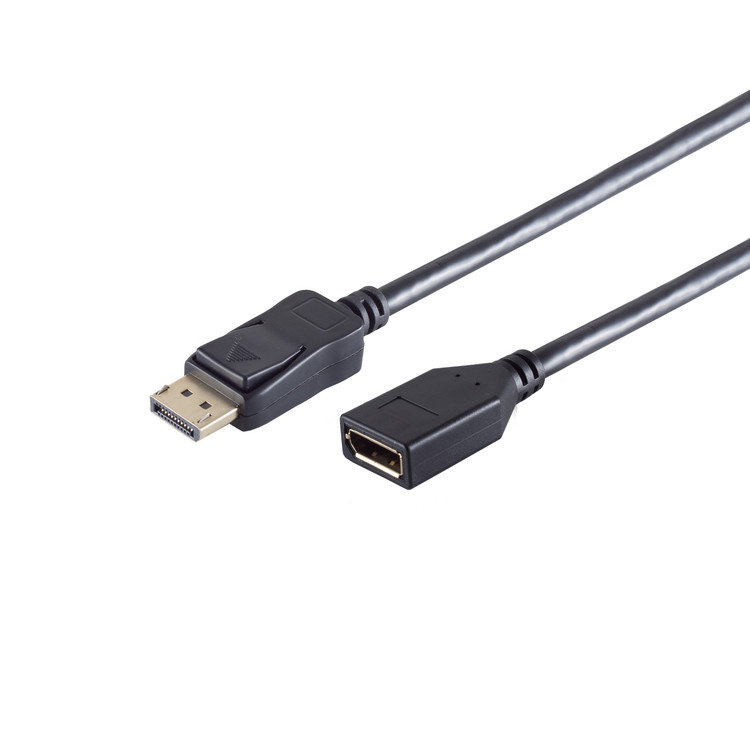 DisplayPort 1.2 Verlängerungskabel, 4K, 1,0m