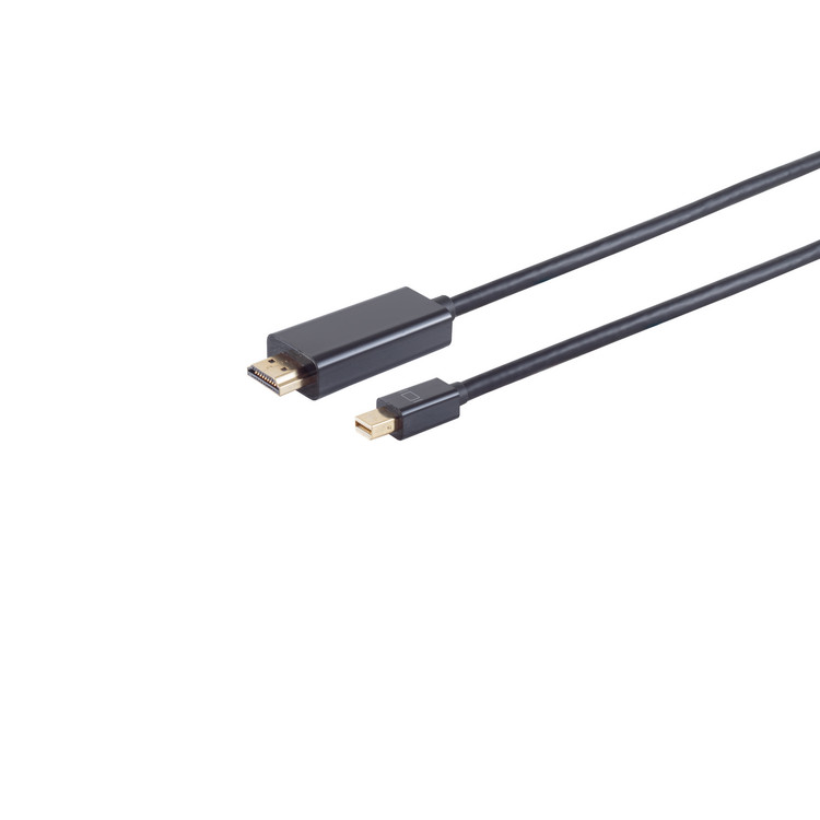 Mini Displayport 1.2 /HDMI Stecker 4K, schwarz 2m