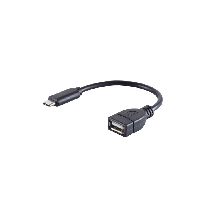 Adapter, USB-Typ C-Stecker/  USB 2.0 A Buchse, OTG