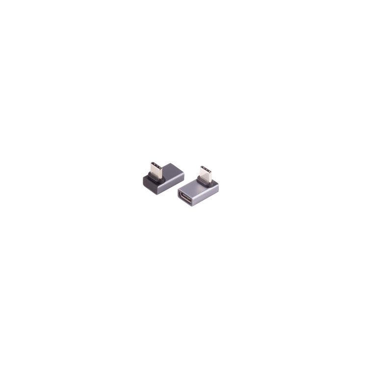 USB-C® Adapter, 4.0, 90° Winkel oben/unten, Pro