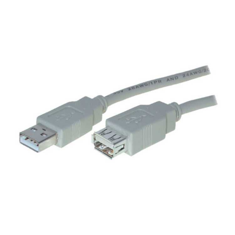 USB High Speed Verlängerung A Stecker / A Buchse USB 2.0, 3m