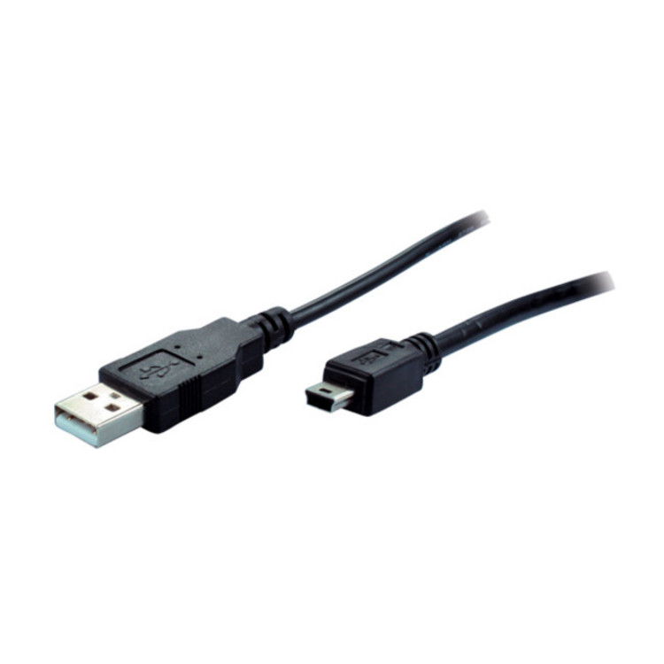 USB-Mini Kabel USB-A-St./USB-B-Mini 5-pin St. 1m