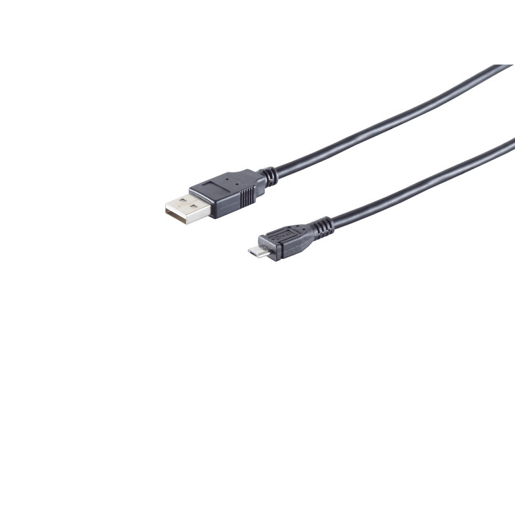 USB-Micro Kabel USB-A-St./USB-B MICRO St. 2.0 1m