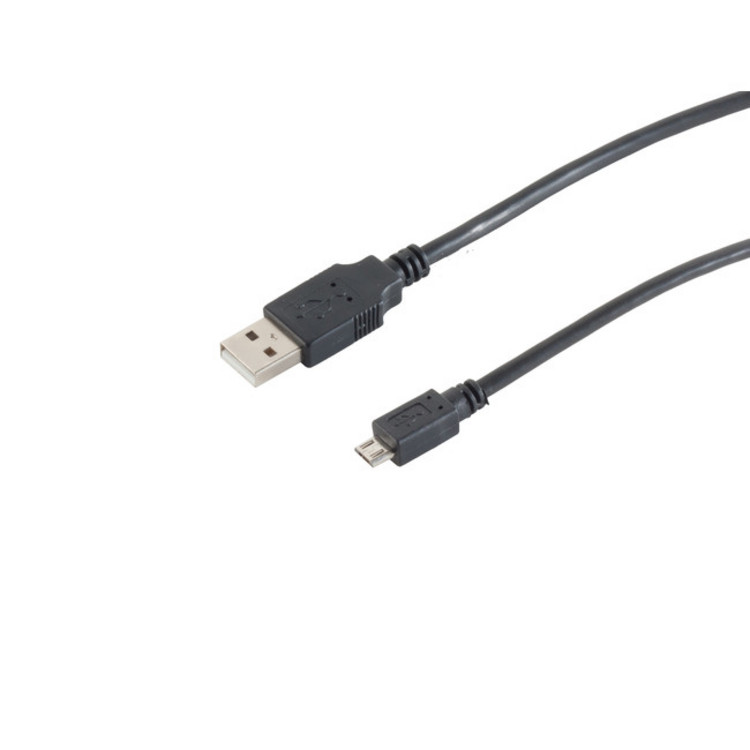 FAST Lade-Kabel USB-A-St./USB-B MICRO St. 2.0 3m
