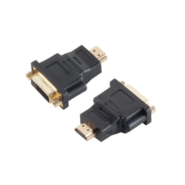 Adapter HDMI-Stecker / DVI-D (24+1) Buchse verg.