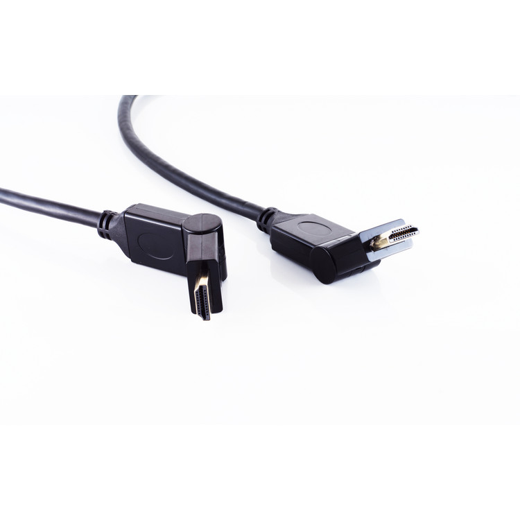 HDMI A-Stecker/HDMI A-Stecker winkelbar HEAC 2m