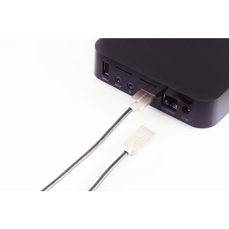HDMI Kabel, 4K, ultra slim, schwarz, 0,5m