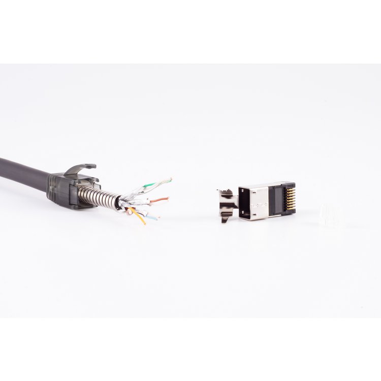Flexline®-Netzwerkstecker, RJ45 Modularstecker, Interlock, 50u gp
