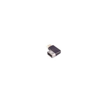 HDMI-A Adapter, 90° Winkel rechts, 8K, Metall