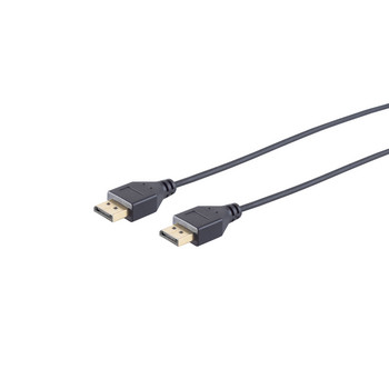 DisplayPort 1.2 Kabel, 4K, slim, 2,0m