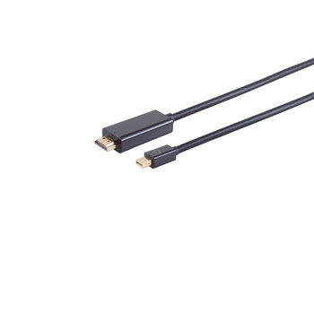 Mini Displayport 1.2 /HDMI Stecker 4K, schwarz 3m