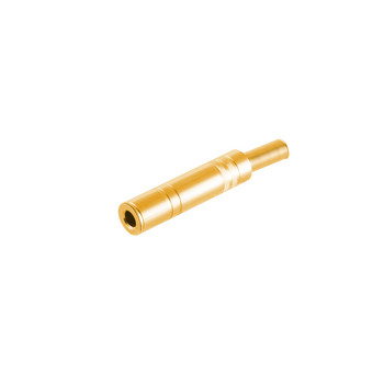 Klinkenkupplung Mono 6,3mm Metall, vergoldet