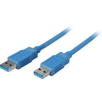 USB Kabel A Stecker / A Stecker USB 3.0 blau 0,5m