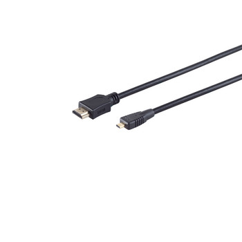 HDMI A-Stecker/HDMI D-Stecker micro verg HEAC 1m