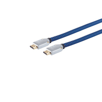 HDMI A-St./HDMI A-St. Metall-St. verg sw-blauer 5m