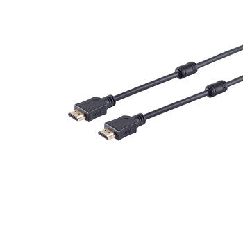 HDMI A-Stecker/HDMI A-Stecker verg. Ferrit HEAC 1m
