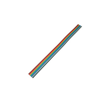 Flachkabel farbig Raster 1,27mm 10 pin 3m