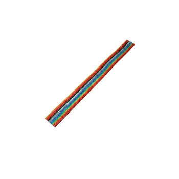 Flachkabel farbig Raster 1,27mm 14 pin 10m